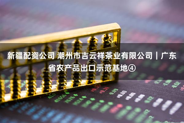 新疆配资公司 潮州市吉云祥茶业有限公司｜广东省农产品出口示范基地④
