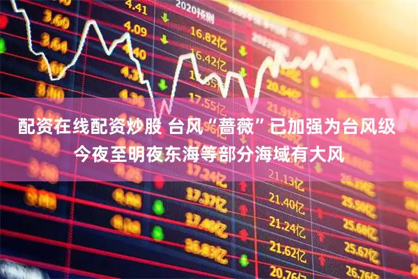 配资在线配资炒股 台风“蔷薇”已加强为台风级 今夜至明夜东海等部分海域有大风
